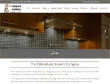 Tablet Screenshot of cabinetsandgranite.co.za